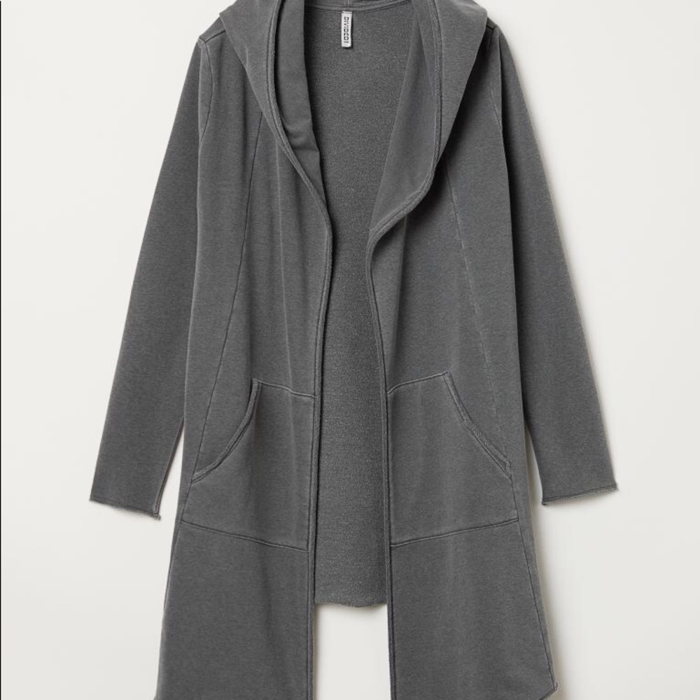 Hooded Cardigan Sweatshirt